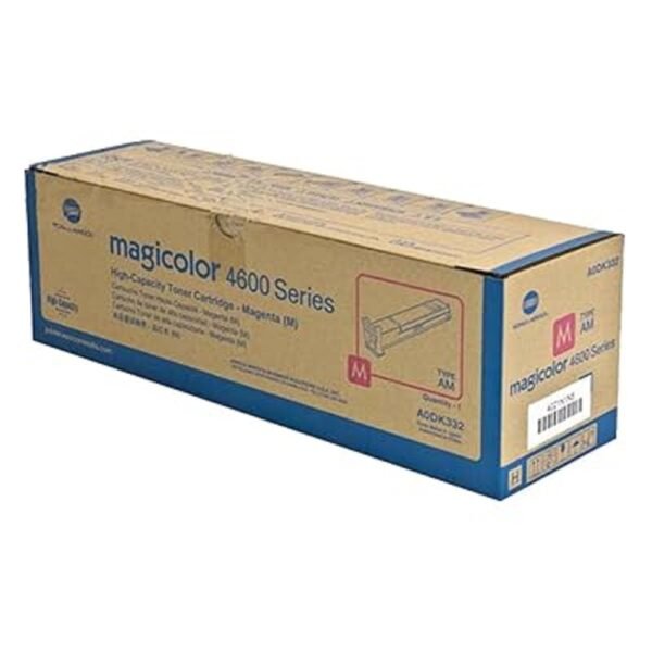 Cartucho de Tóner Konica Minolta A0DK332 Magenta, Original