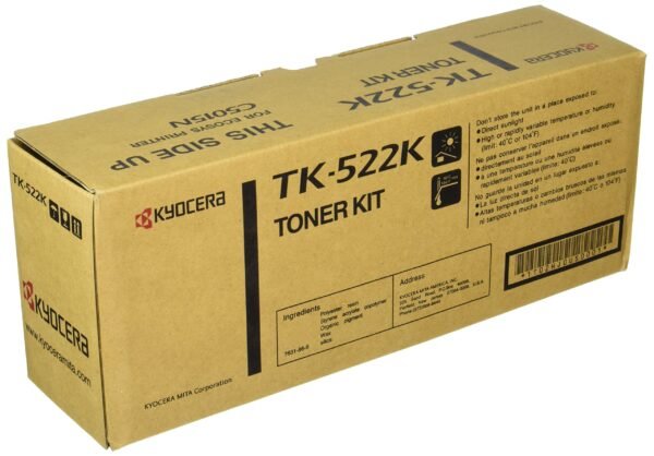 Version 1.0.0 Cartucho de Tóner Kyocera TK-522 Negro, Original