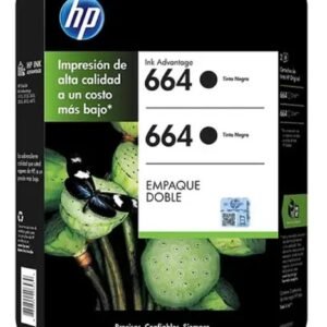 Cartucho de Tinta HP 664 N9J68BL Negro, Original *Fecha Pasada