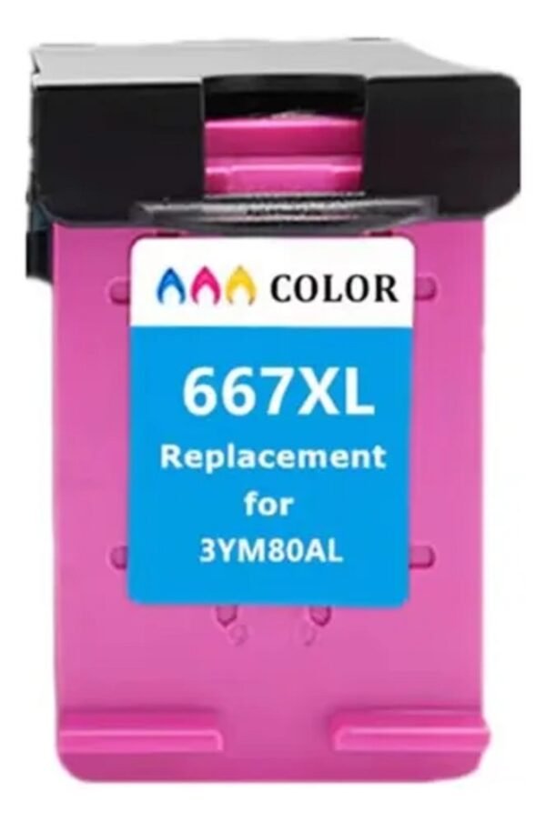 Cartucho de Tinta Compatible Para HP 667XL Tricolor