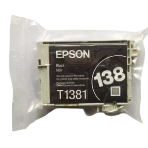 Cartucho de Tinta Epson T1381 138 Negro, Original *Sin caja