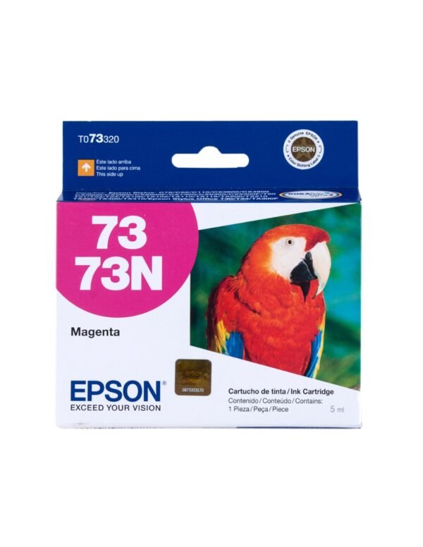 Cartucho de Tinta Epson T073320 73N Magenta, Original *Fecha Pasada