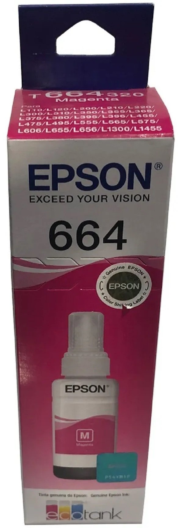 D_NQ_NP_2X_698305-MLM29973638889_042019-F.jpg Botella de Tinta Epson T664320 664 Magenta, Original