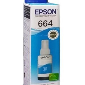 Botella de Tinta Epson T664220 664 Cian, Original
