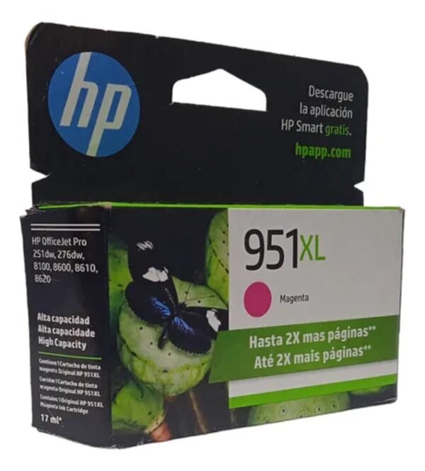 D_NQ_NP_653719-MLM70244026495_062023-O.jpg Cartucho de Tinta HP CN047AL 951XL Magenta, Original + (Fecha Pasada)