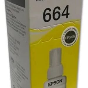 Botella de Tinta Epson T664420 664 Amarillo, Original