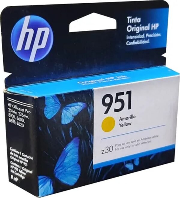 D_NQ_NP_743993-MLM54798004880_042023-O.jpg Cartucho de Tinta HP CN052AL 951 Amarillo, Original + (Fecha Pasada)