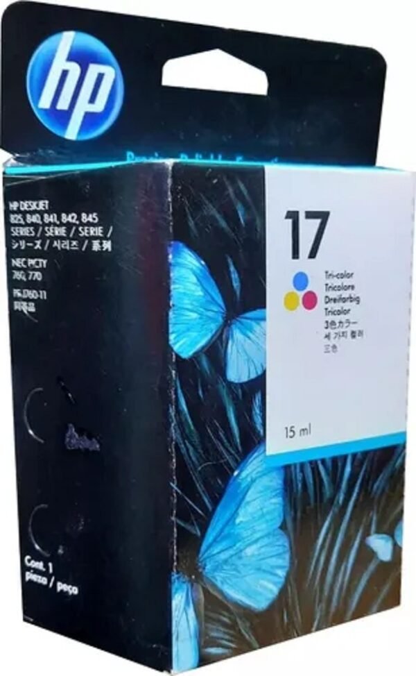 Cartucho de Tinta HP 17 (C6625A) Tricolor, Original *Fecha Pasada