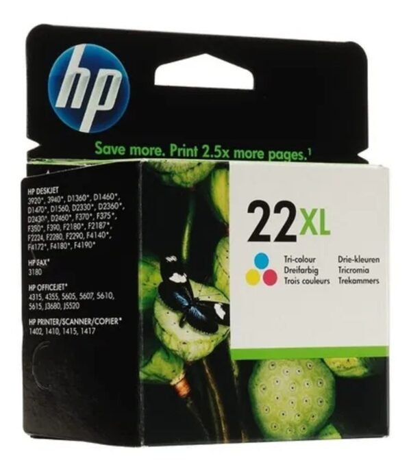 Cartucho de Tinta HP C9352CL 22XL Tricolor, Original + (Fecha Pasada)
