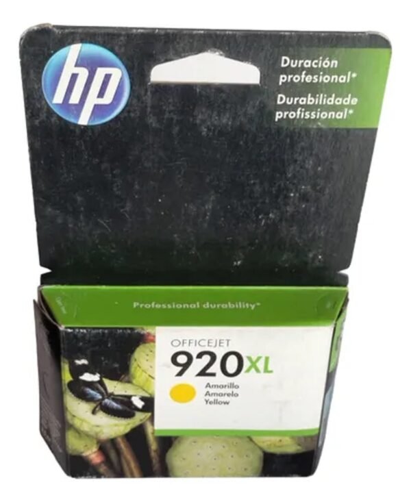 D_NQ_NP_847813-MLM74631414857_022024-O.jpg Cartucho de Tinta HP CD974AL 920XL Amarillo, Original + (Fecha Pasada)