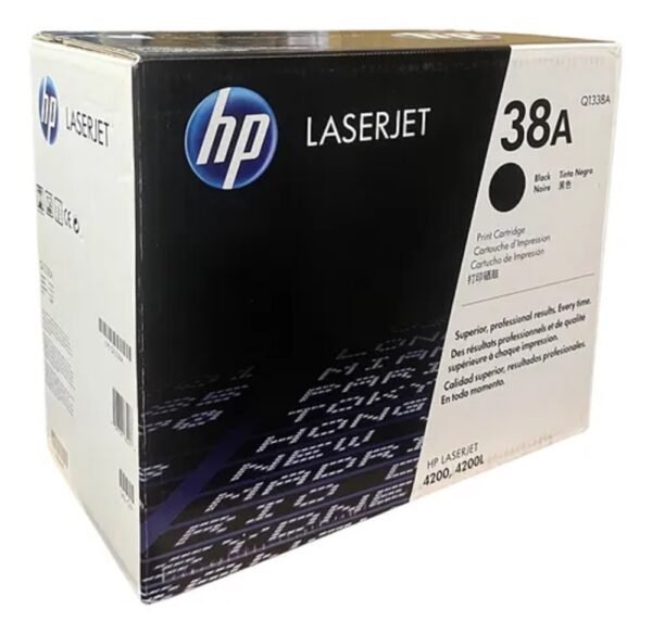 Cartucho de Tóner HP Q1338A 38A Negro, Original +