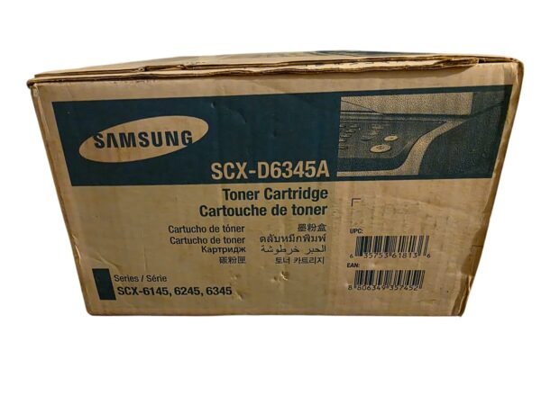 Cartucho de Tóner Samsung  SCX-D6345A Negro, Original