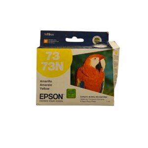 Cartucho de Tinta Epson T073420 73N Amarillo, Original *Caja Dañada/Fecha Pasada