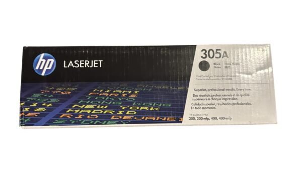 Cartucho de Tóner HP 305A (CE410A) Negro, Original
