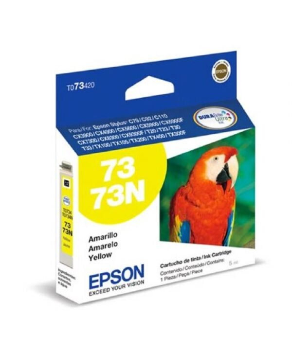 Cartucho de Tinta Epson 73N Amarillo, Original #Fecha Pasada