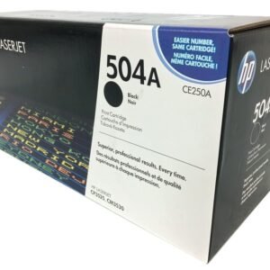 Cartucho de Tóner HP 504A (CE250A) Negro, Original