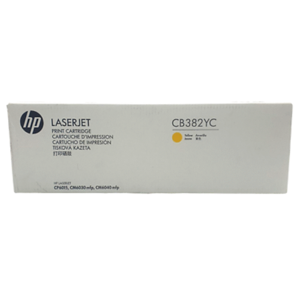 Cartucho de Tóner HP CB382YC 824YC Amarillo, Original +