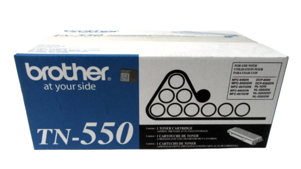 Cartucho de Tóner Brother TN-550 Negro,  Original