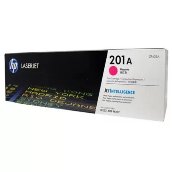 Cartucho de Tóner HP 201A (CF403A) Magenta, Original *Caja Dañada