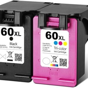 Kit de Cartucho Compatible Con HP 60XL Negro y Tricolor