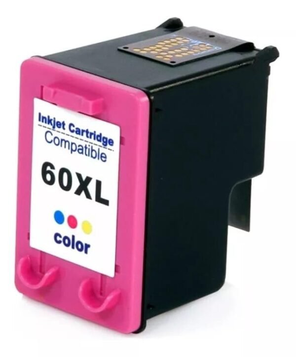Version 1.0.0 Cartucho de Tinta Compatible Para HP 60XL Tricolor