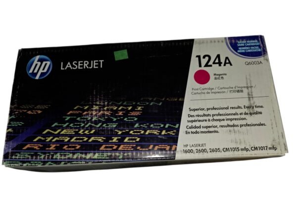 Cartucho de Tóner HP 124A Magenta, Original