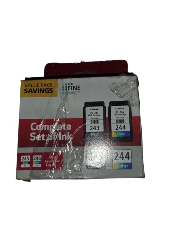 WhatsAppImage2026-01-28at5.07.02PM.jpeg Kit Cartucho de Tinta Canon 243 244 Negro y Tricolor, Original #Caja Dañada