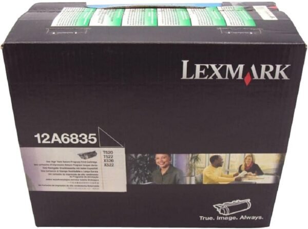 61OasH8cGpL._AC_UF8942C1000_QL80_.jpg Cartucho de Tóner Lexmark 12A6835 Negro, Original