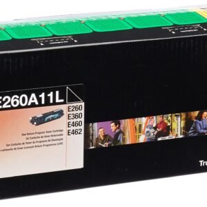 Version 1.0.0 Cartucho de Tóner Lexmark E260A11L Negro, Original