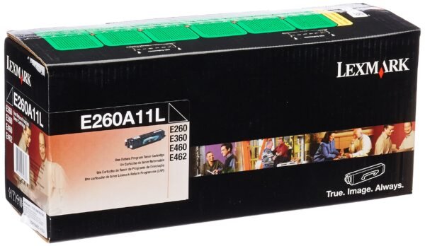 Cartucho de Tóner Lexmark E260A11L Negro, Original