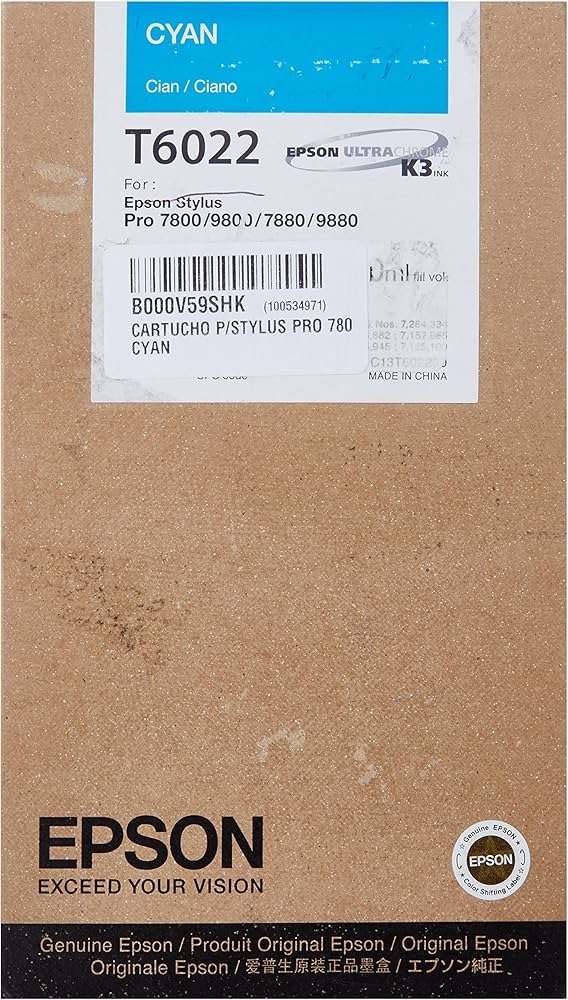 91BV8fJlMWL._AC_UF8942C1000_QL80_.jpg Cartucho de Tinta Epson T6022 Cian Original