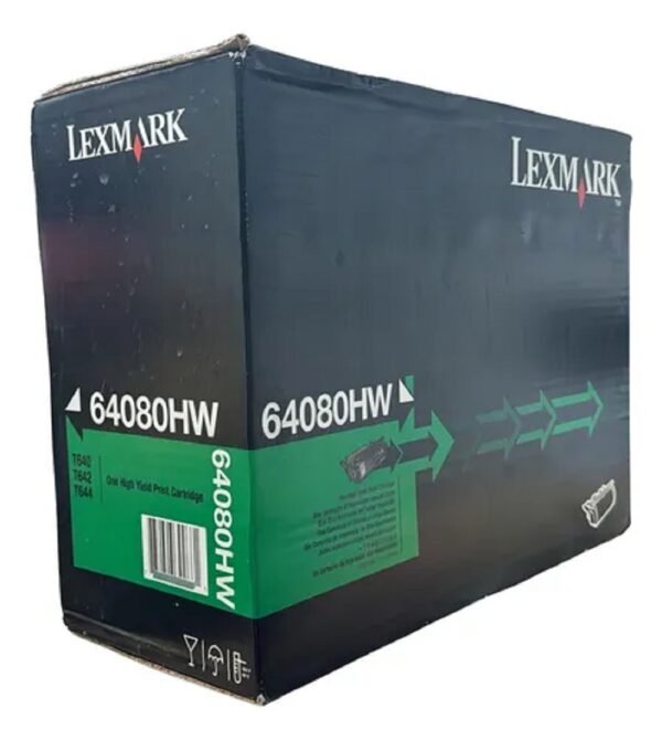 Cartucho de Tóner Lexmark 64080HW Negro, Original