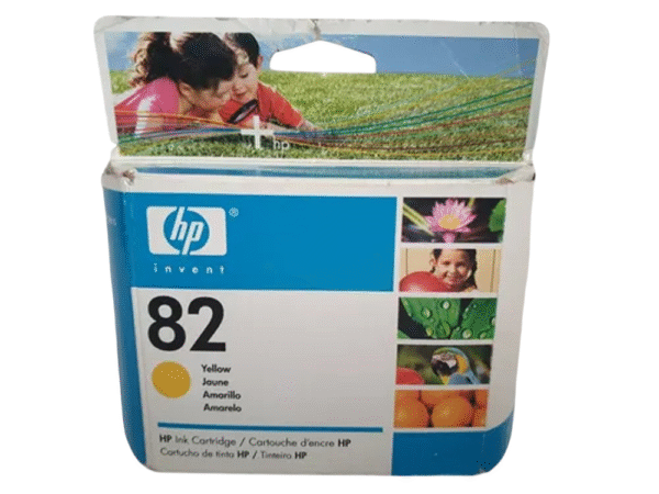 Cartucho de Tinta HP 82 Amarillo, Original +Fecha Pasada