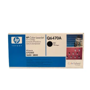 Cartucho de Tóner HP Q6470A 501A Negro, Original