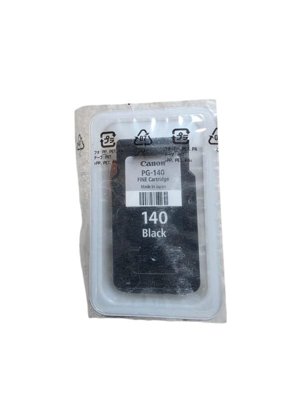 Cartucho de Tinta Canon PG-140 Negro, Original +Sin Caja