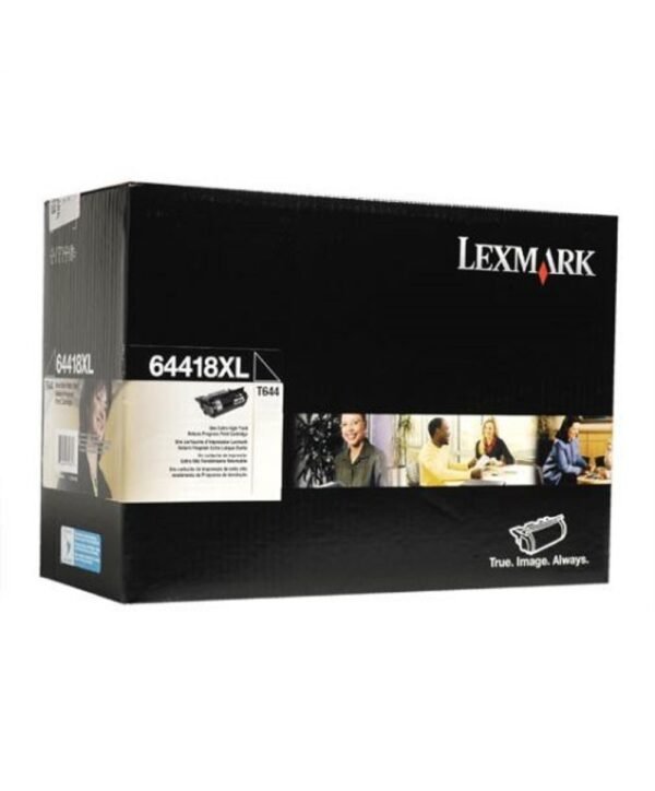 Cartucho de Tóner Lexmark 64418XL Negro, Original