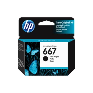 Cartucho de Tinta HP 667 Negro, Original