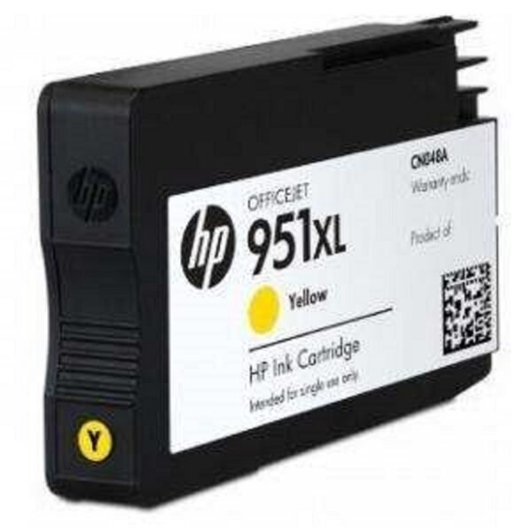 Cartucho de Tinta HP 951xl Amarillo Original, Sin Caja