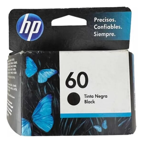 Cartucho de Tinta HP 60 Negro Original *Pasada