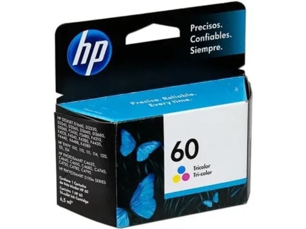 Cartucho de Tinta HP 60 Tricolor Original *Pasada
