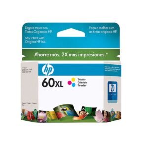 Cartucho de Tinta HP 60XL Tricolor Caja Blanca Original *Pasada