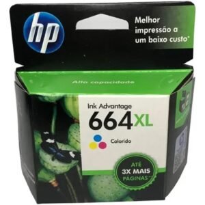 Cartucho de Tinta HP 664XL Tricolor Original *Pasada