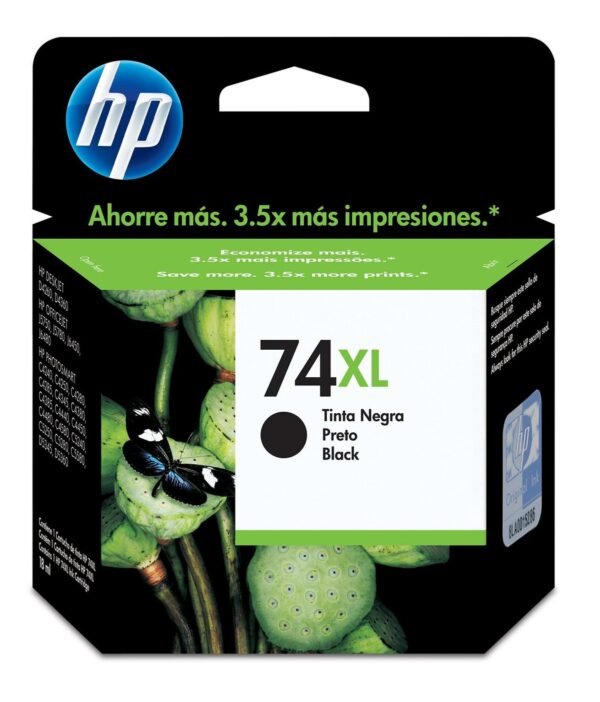 Cartucho de Tinta HP 74XL Negro Original *Pasada
